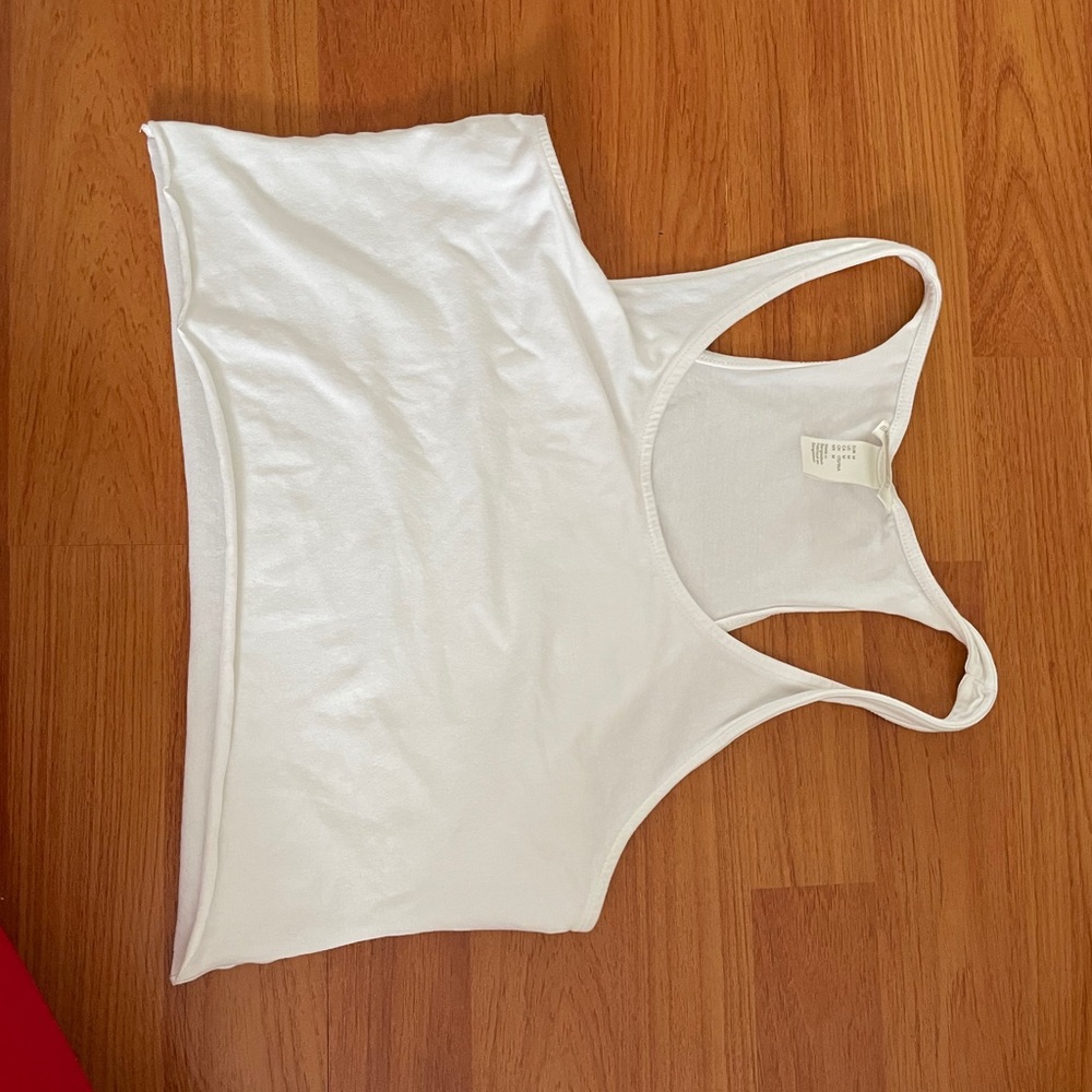 White tank top